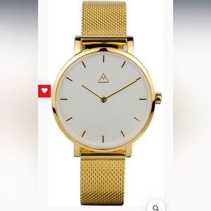 Gold IP Stainless steel watch